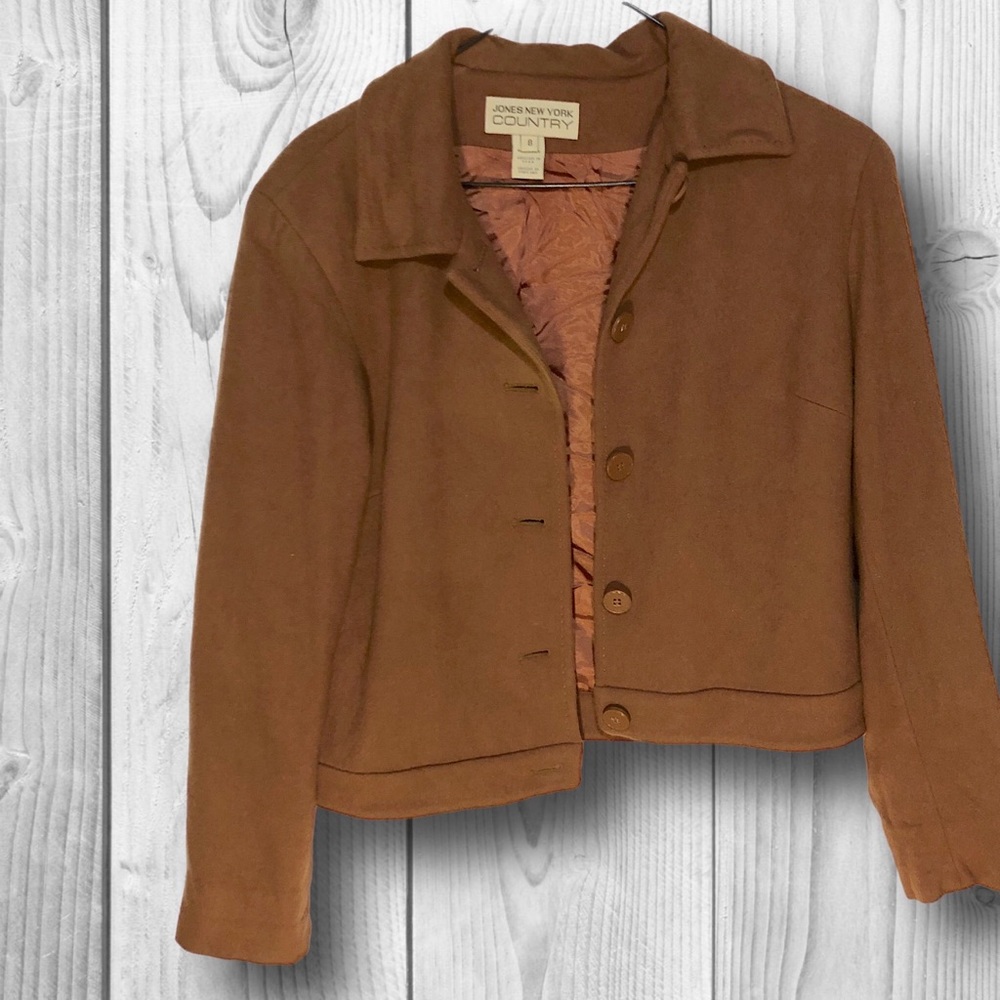 VINTAGE Jones New York Country Blazer Coat SZ 8